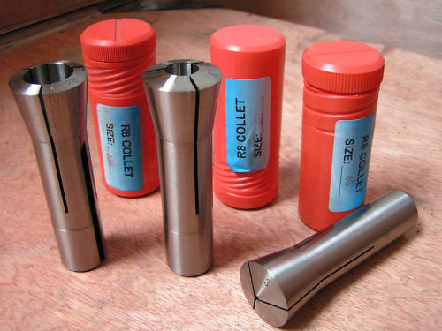 R8 Round Collet - single 2mm up to 20mm